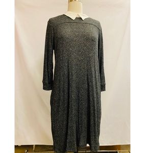 Mock Collar knit dress